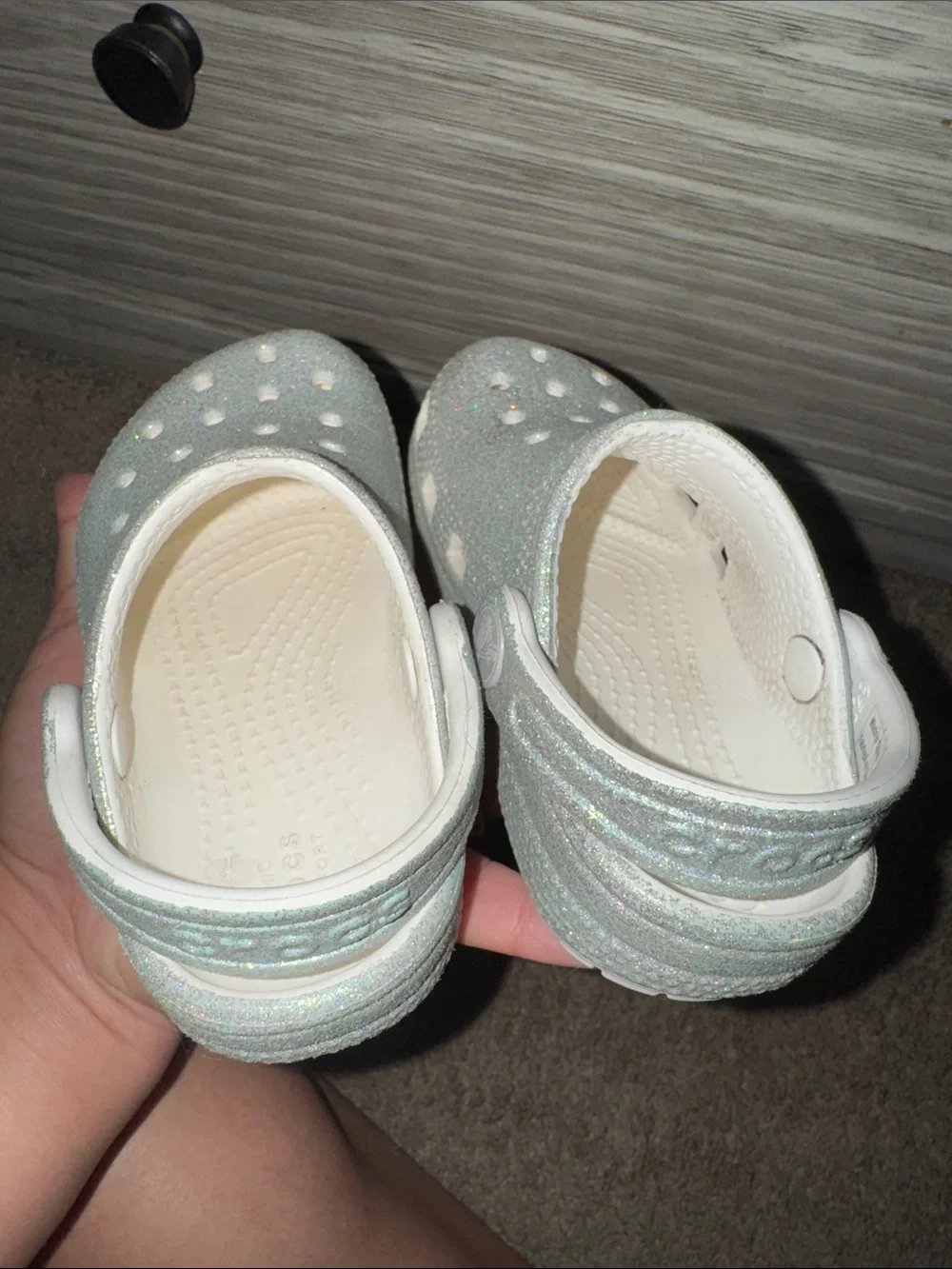 Crocs Kids Glitter Classic Clog